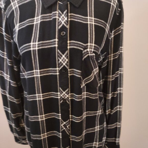 Rails Hunter Ash Cream Grey Button Up Shirt Size Large NWOT - Picture 2 of 10